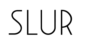 slur logo